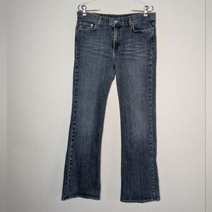 Lucky Brand Womens Blue Vintage Y2K Plain Jane Flare Jeans 14 32"
